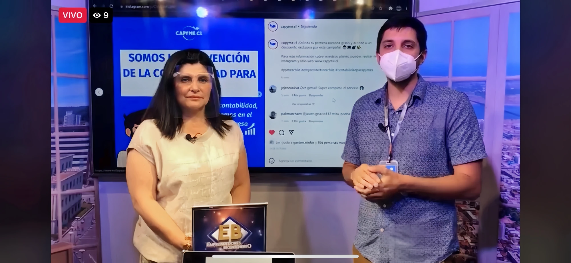 Entrevista de CAPYME en televisión